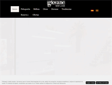 Tablet Screenshot of peluqueriagiovane.com